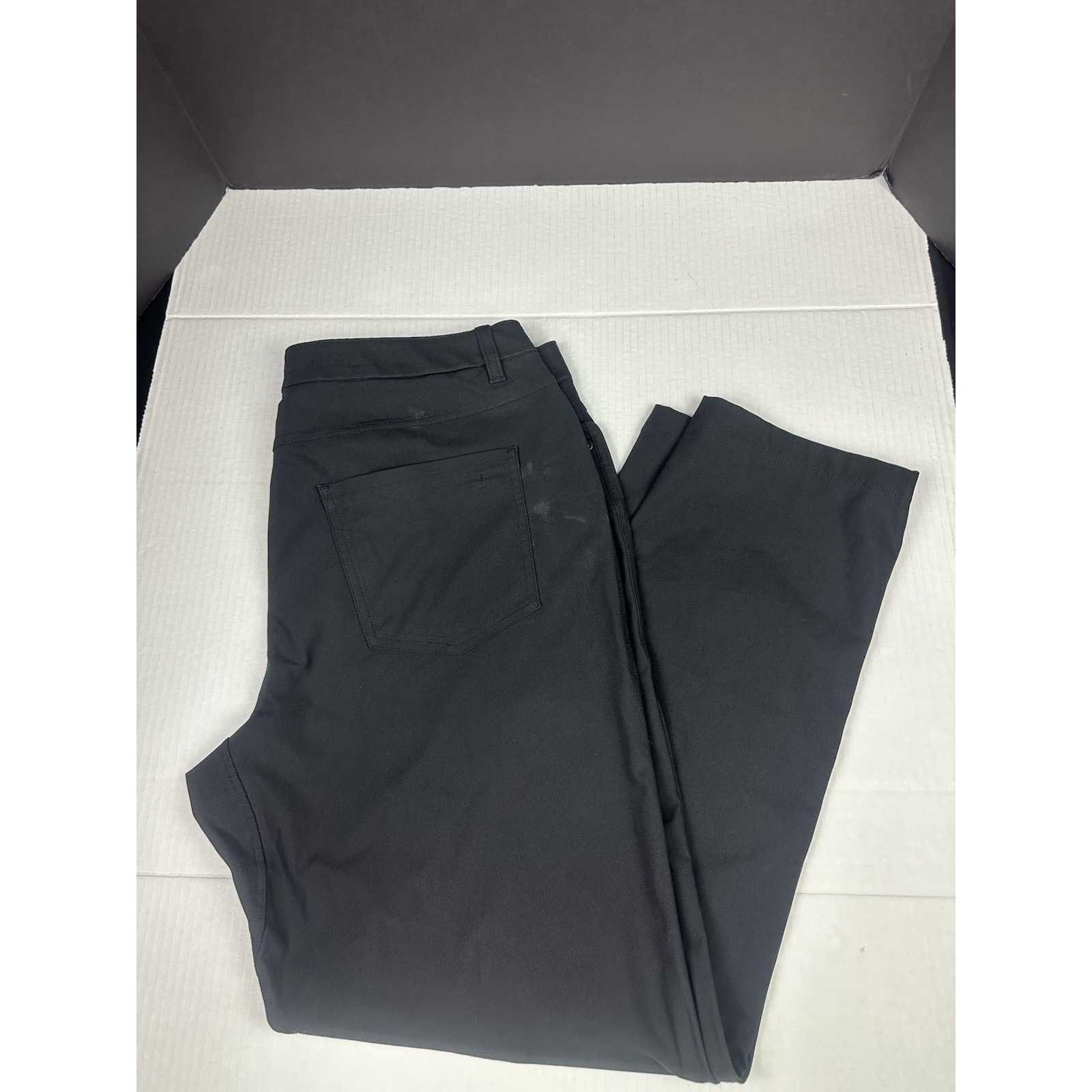 Lululemon Pants Mens 36 Black Abc 5 Pocket Commuter Warpstreme Stretch 36x30